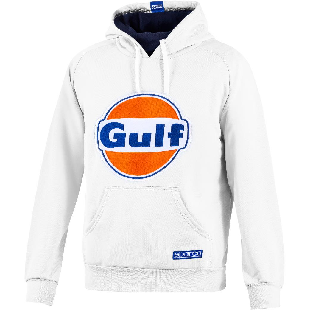 Sparco Gulf Kapucnis pulóver, fehér, XL (BMF0012S0W010XL)
