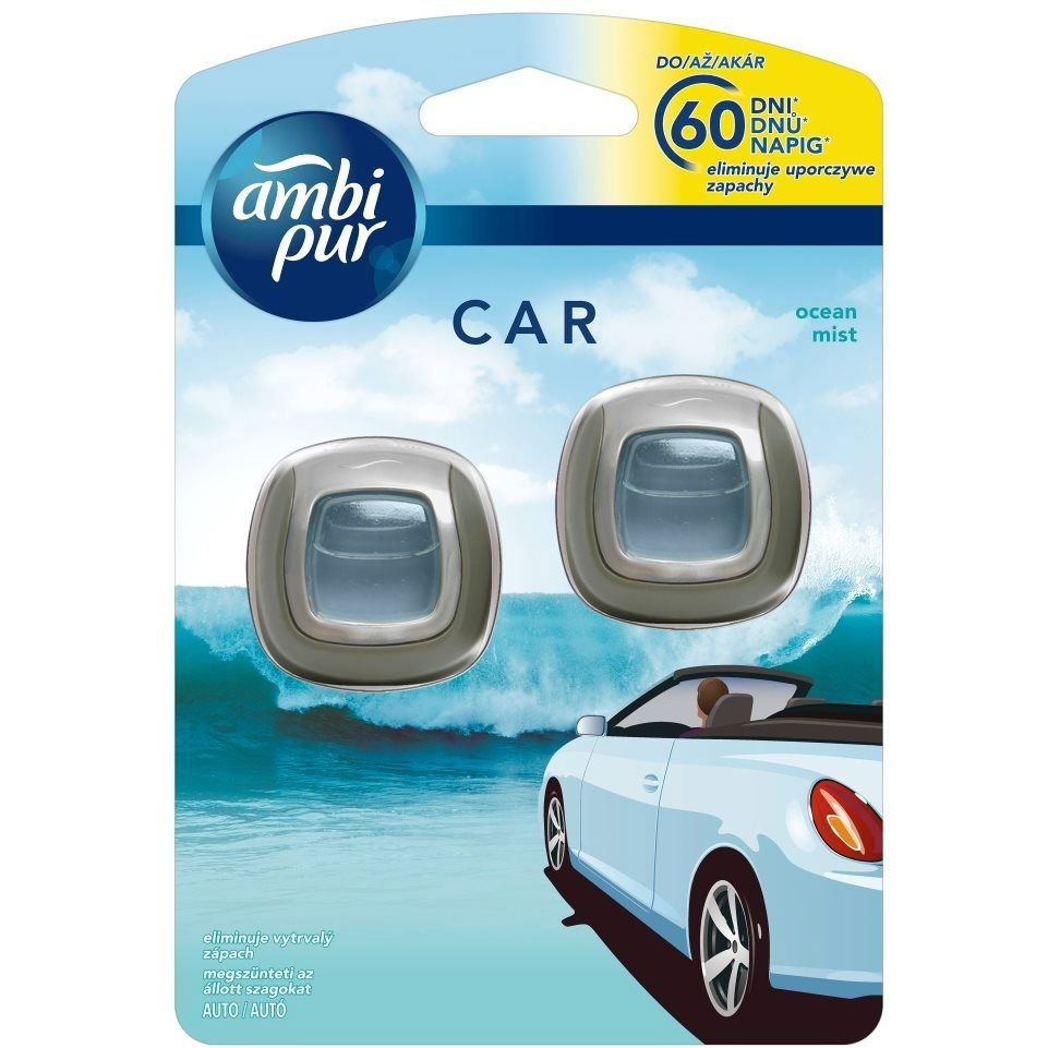 AMBI PUR Csíptetős Autóillatosító 2 db (4084500996809)