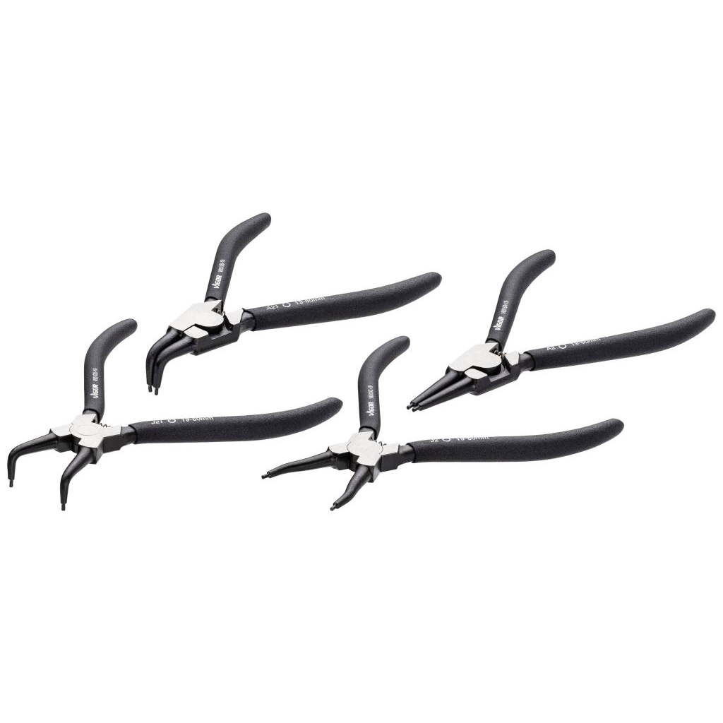 Vigor V6510-19/4 Biztosító gyűrű fogó 4 részes (V6510-19/4)