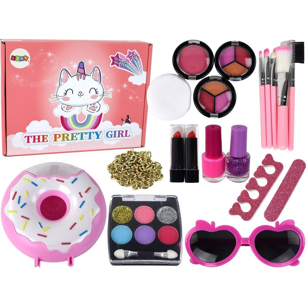 Sminkkészlet Gyerekeknek - Körömlakkal, Szemhéjfestékkel (16582)
