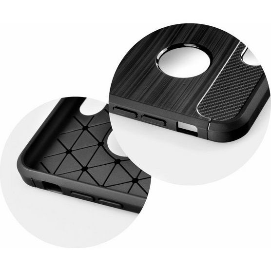 Forcell Carbon hátlap tok Samsung G950 Galaxy S8, fekete (66967-uniw)