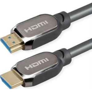Roline HDMI Csatlakozókábel HDMI-A dugó, HDMI-A dugó 3.00 m Fekete 11.04.6012 8K UHD HDMI kábel