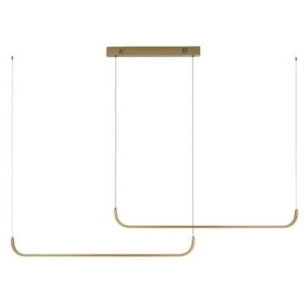 IMMAX NEO PATTINI Smart függőlámpa 120 cm, 26 W, 1820 lm, arany, Zigbee 3.0 (07227L)