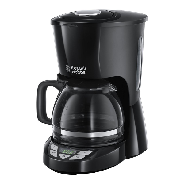 Кафемашина Russell Hobbs 22620-56 Textures Plus, 1,25 л, 10 чаши, черна