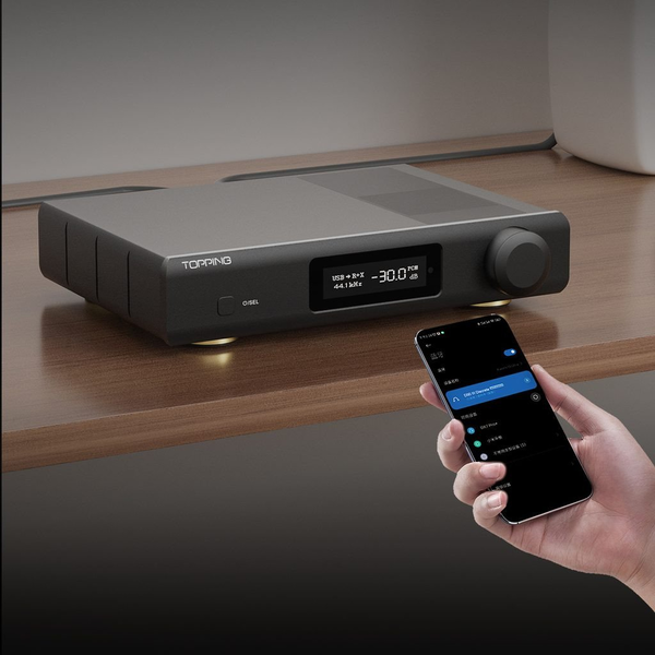 TOPPING D90 III DISCRETE - Asztali 1-bit DAC Fekete