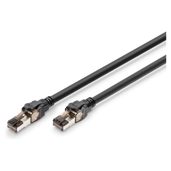 DIGITUS Patchkabel CAT 8.1 S/FTP 1,00m schwarz