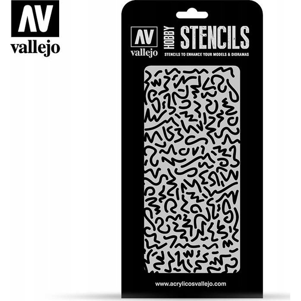  Vallejo Vallejo: Stencils - Luftwaffe WWII Shingles Camo