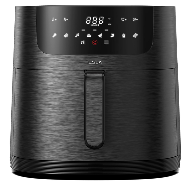 Фритюрник Tesla AF800B, 8 л, 1800W, цифров панел, 8 програми, Черен