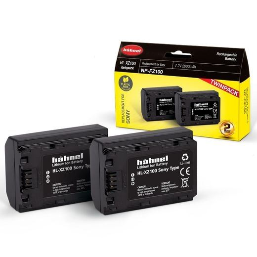 Hahnel HL-XZ100 Twin Pack akkumulátor szett (Sony NP-FZ100 2000mAh) (1000 160.5) (1000 160.5)