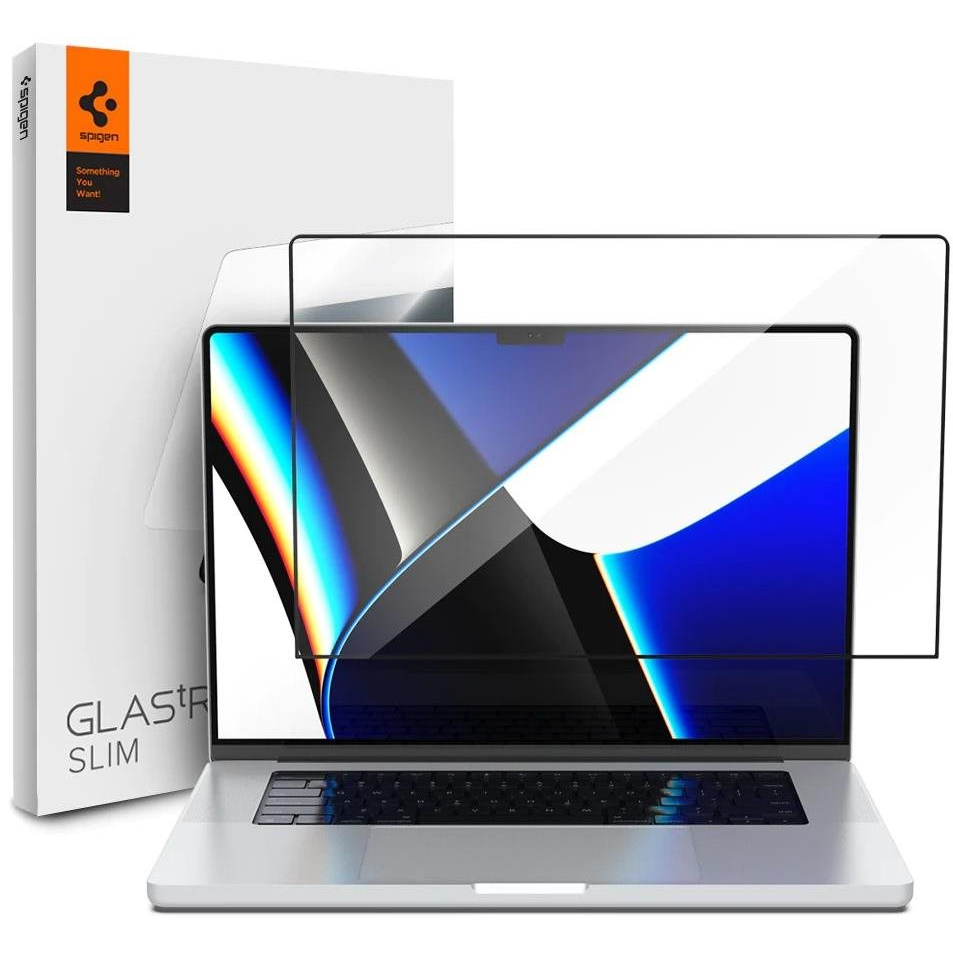 Spigen Glas.tR Slim 1 Pack MacBook Pro 14" M2 2023/M1 2021 üvegfólia (AGL04234)
