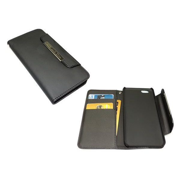 Sandberg Apple iPhone 6 oldalra nyitható flip tok - Fekete