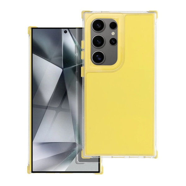 Samsung S24 FE készülékhez Matrix tok sárga