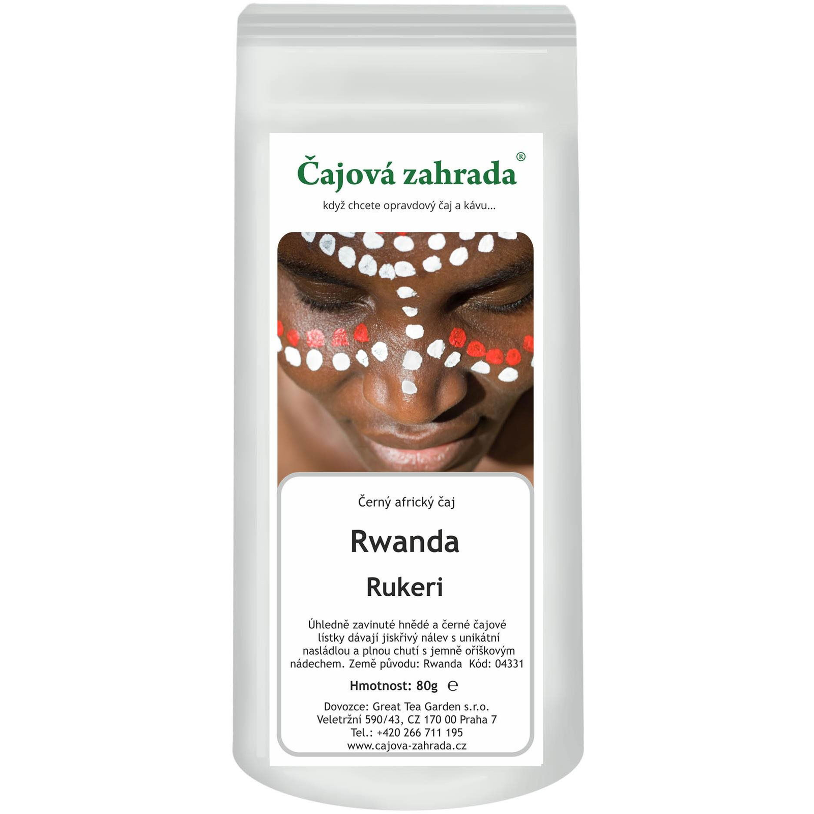 Tea Garden Rwanda Rukeri - black tea, 80g (4331)