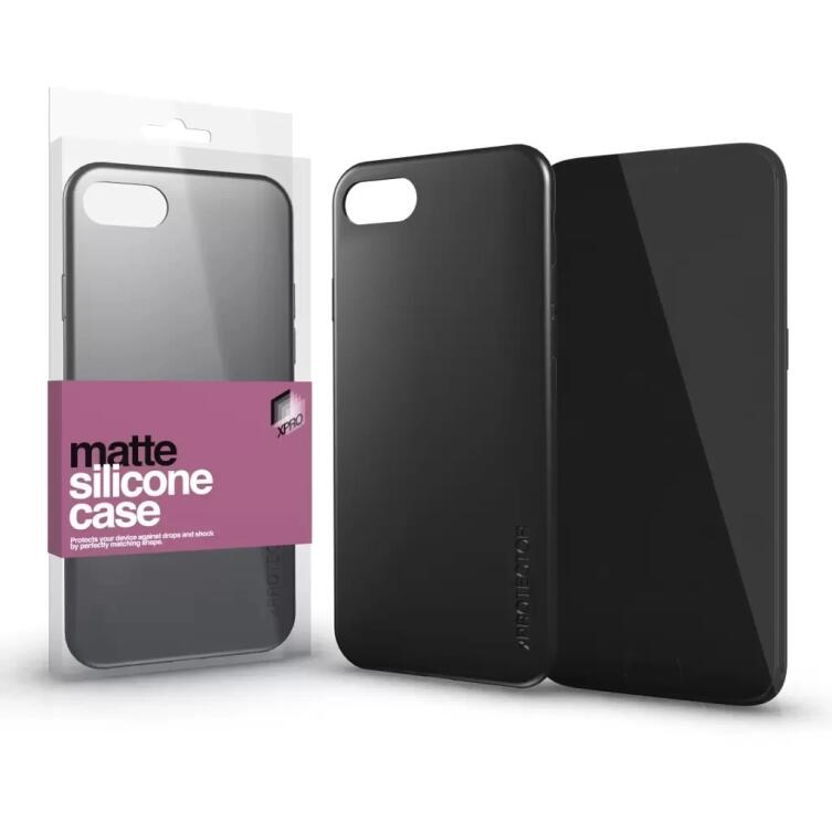XPRO Szilikon matte tok ultravékony Xiaomi Redmi Note 13 Pro készülékhez fekete (129403) (x129403)