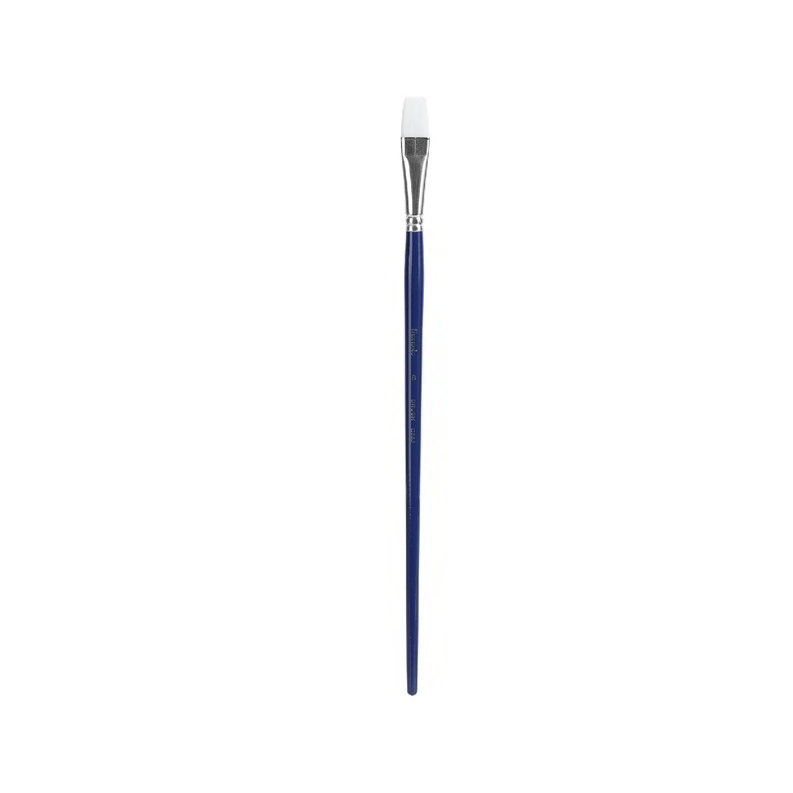 Deli Finenolo 282-8 Lapos sörtés ecset 8mm - Kék (DEC282-8)