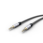 Аудио кабел стерео жак 3,5 мм мъжки - 3,5 мм мъжки 5 м Goobay Plus