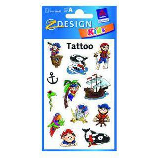 Avery Matrica Tetoválás - 1 Ív/csomag, Kalózok (106474)