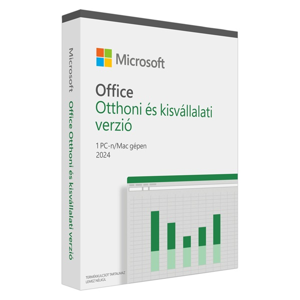 Microsoft Office 2024 Otthoni és kisvállalati verzió HU EuroZone Medialess (EP2-06667)