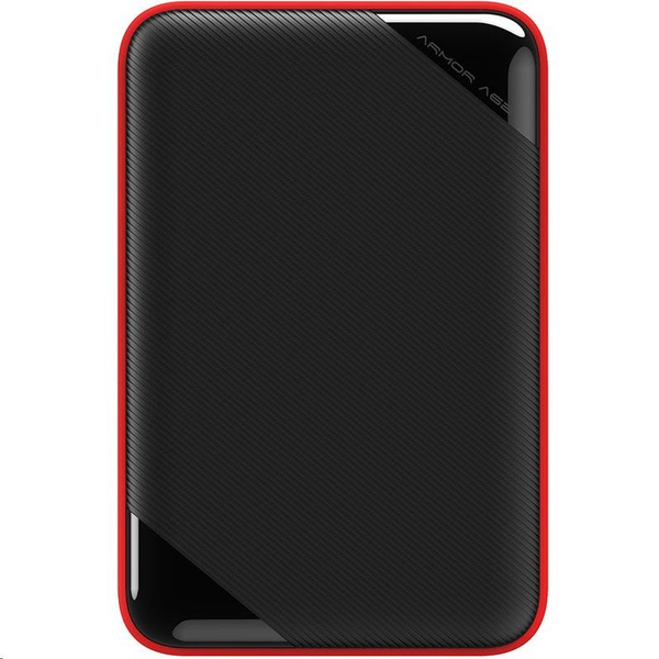 Silicon Power SP050TBPHD62LS3K Armor A62 portable HDD, 5 TB, 2.5", USB 3.2 Gen 1, Black/ Red