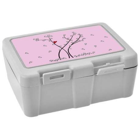 ORION Box UH Lunch uzsonnásdoboz 18x14x7,5 cm osztott SZÍVvel