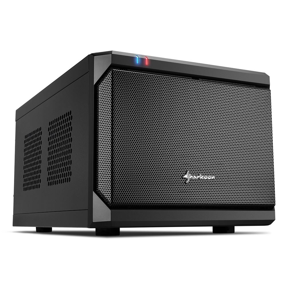 Sharkoon QB ONE táp nélküli Mini-ITX ház fekete (4044951016433) (4044951016433)