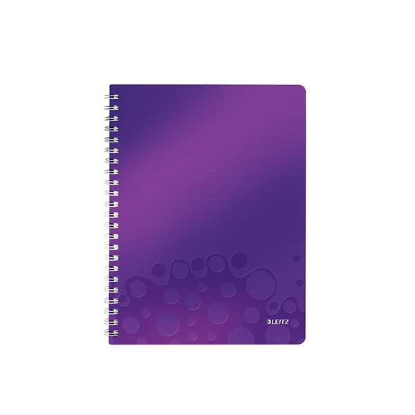 Leitz 46380062 quaderno per scrivere A4 80 fogli Viola