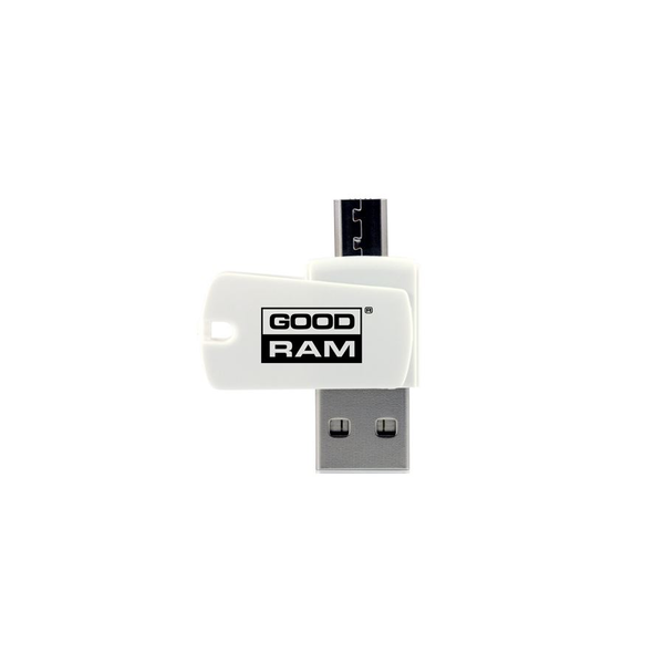 Goodram AO20-MW01R11 lector de tarjeta USB 2.0/Micro-USB Blanco