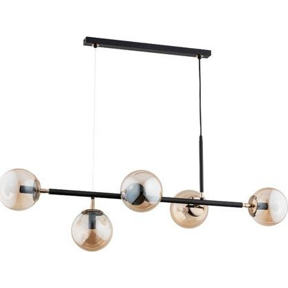 Lampa wisząca Alfa Dansa 63020 lampa wisząca zwis 5x40W E14 czarna