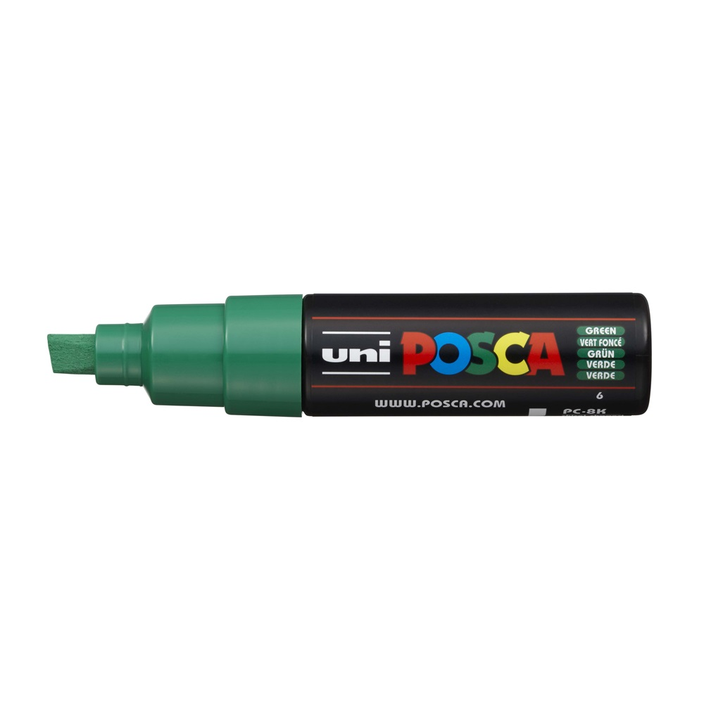 Uni Dekormarker 8mm, Posca PC-8K zöld (2UPC8KZ) (2UPC8KZ)
