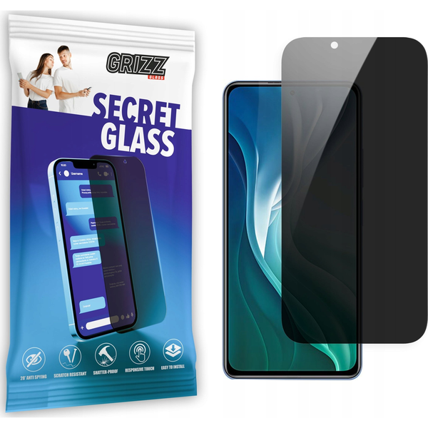  GrizzGlass Szkło prywatyzujące GrizzGlass SecretGlass Xiaomi Mi 10T Pro 5G