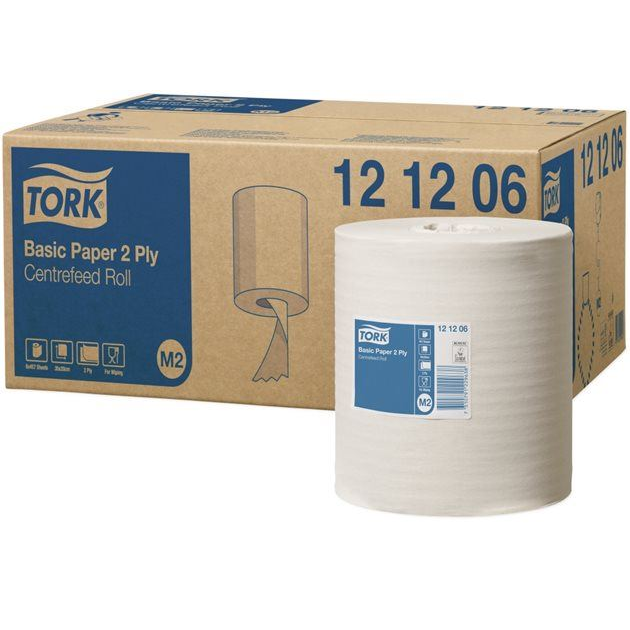 Tork kéztörlő tekercses M2 fehér (121206) (T121206)