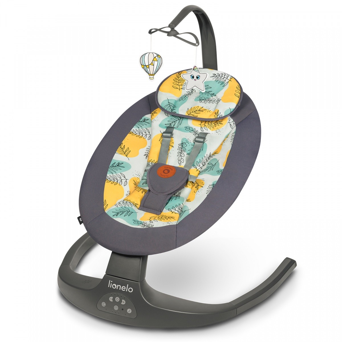 Lionelo Ralf elektromos babahinta és pihenőszék - Szürke (LO-RALF GREY CONCRETE)