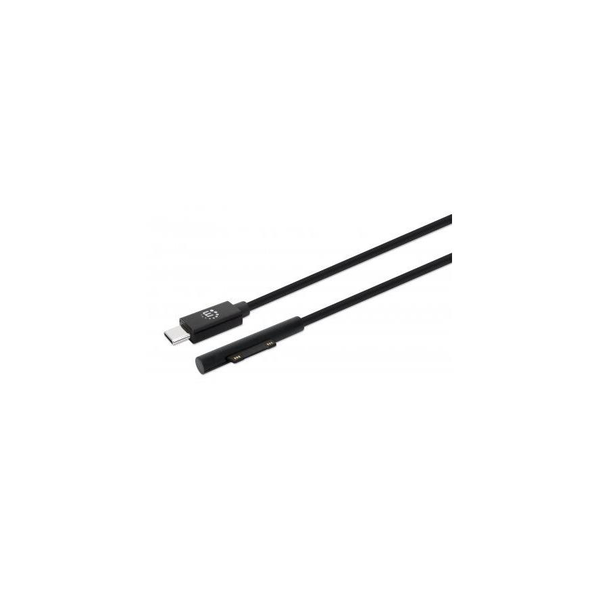 Manhattan 353632 USB-kabel 1,8 m USB C Surface Connect Zwart