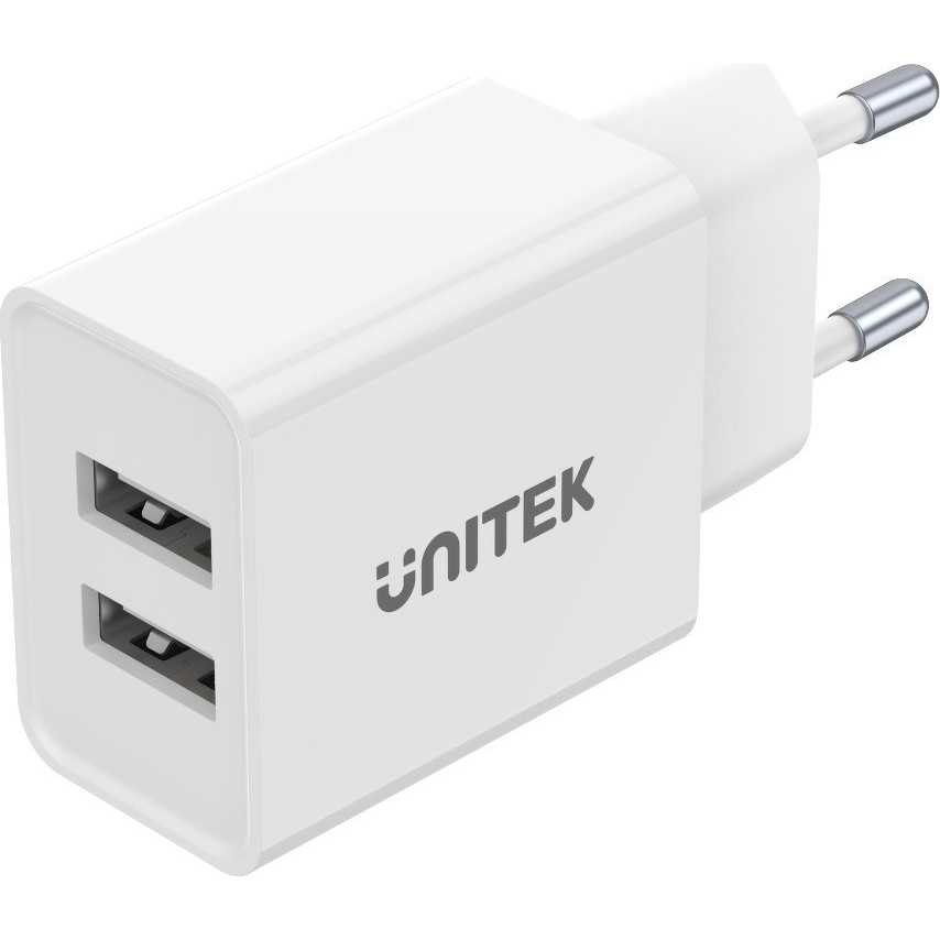 Unitek P1113A-Eu Mobiltelefon Töltő - Univerzális Fehér Váltakozó Áram Gyorstöltés Beltéri (P1113A-EU)