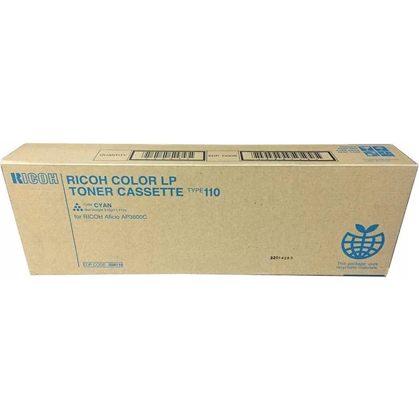 Ricoh Toner Cyan Type 110 tonerpatron Original Blå