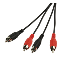 Аудио-видео кабел Roline, 2 RCA (чинч) - 2 RCA (чинч), 10 м