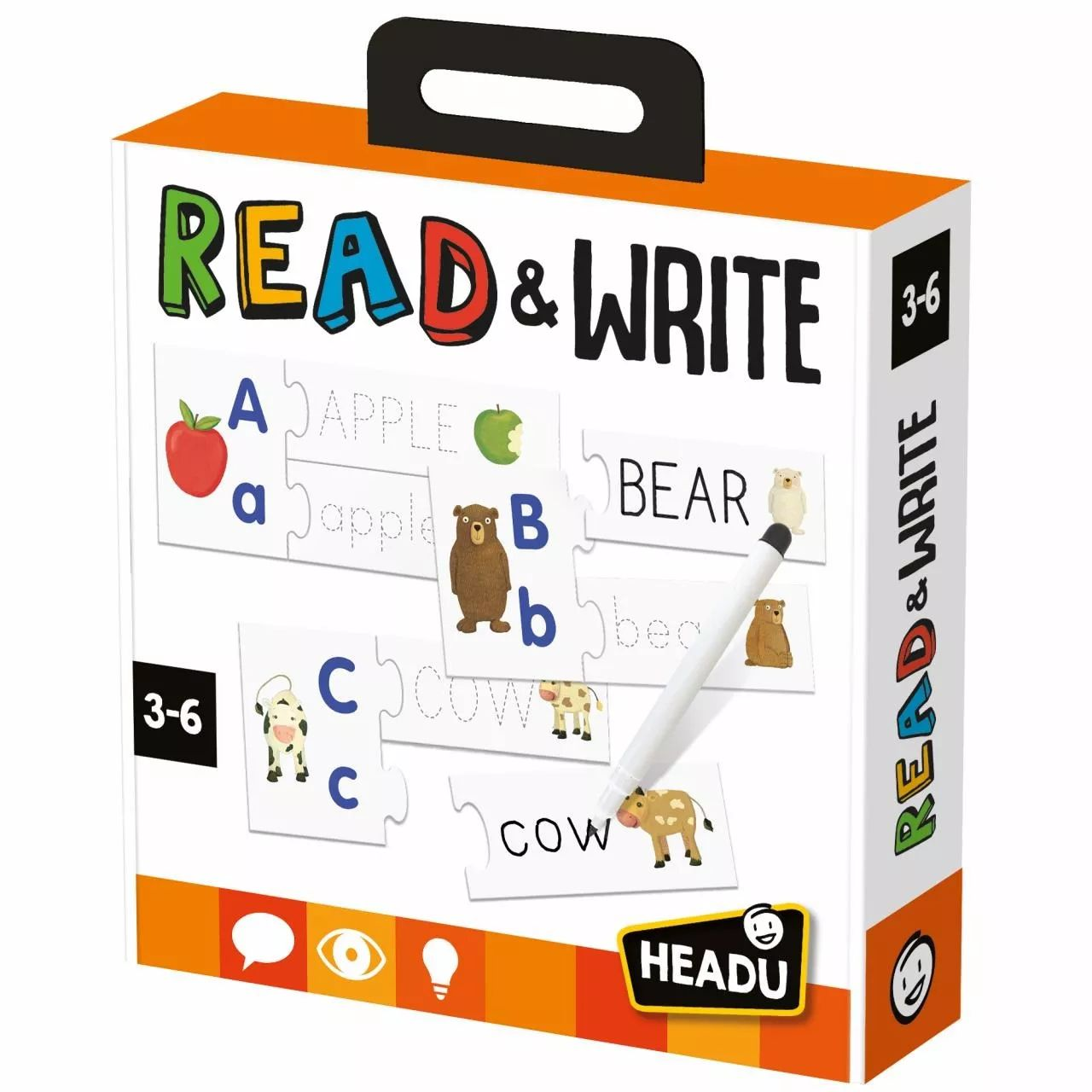 Headu 97 darabos Írni és olvasni tanulok fejlesztő készlet - Angol (EN20966)