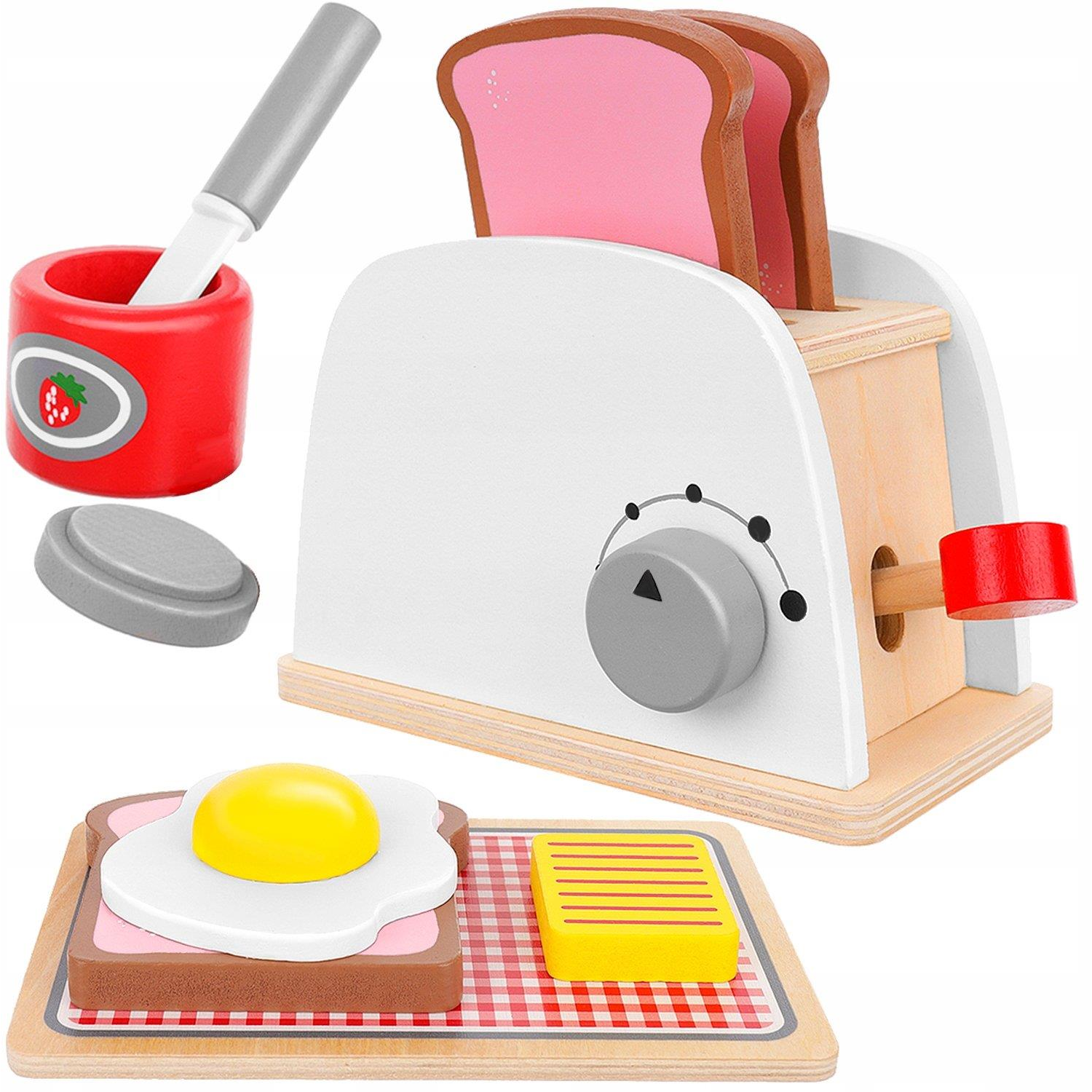 Kruzzel 22435 Wooden toaster with accessories (52265)