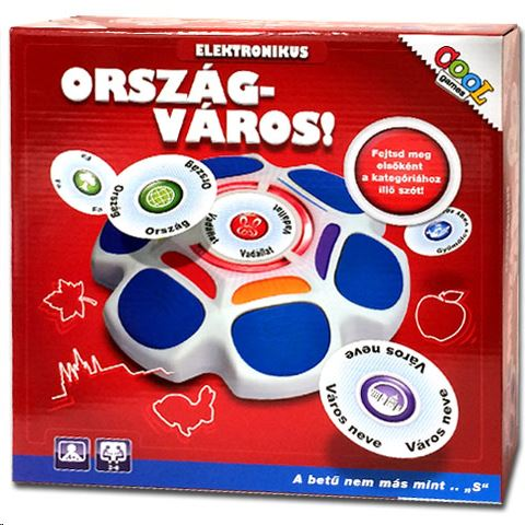 EPEE Ország-Város elektronikus társasjáték 30 kategóriával (EP02999)