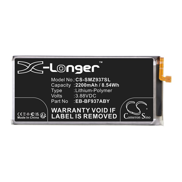 Cameron Sino CS-SMZ937SL Samsung Galaxy Z Fold4 5G Telefon akkumulátor 2200 mAh
