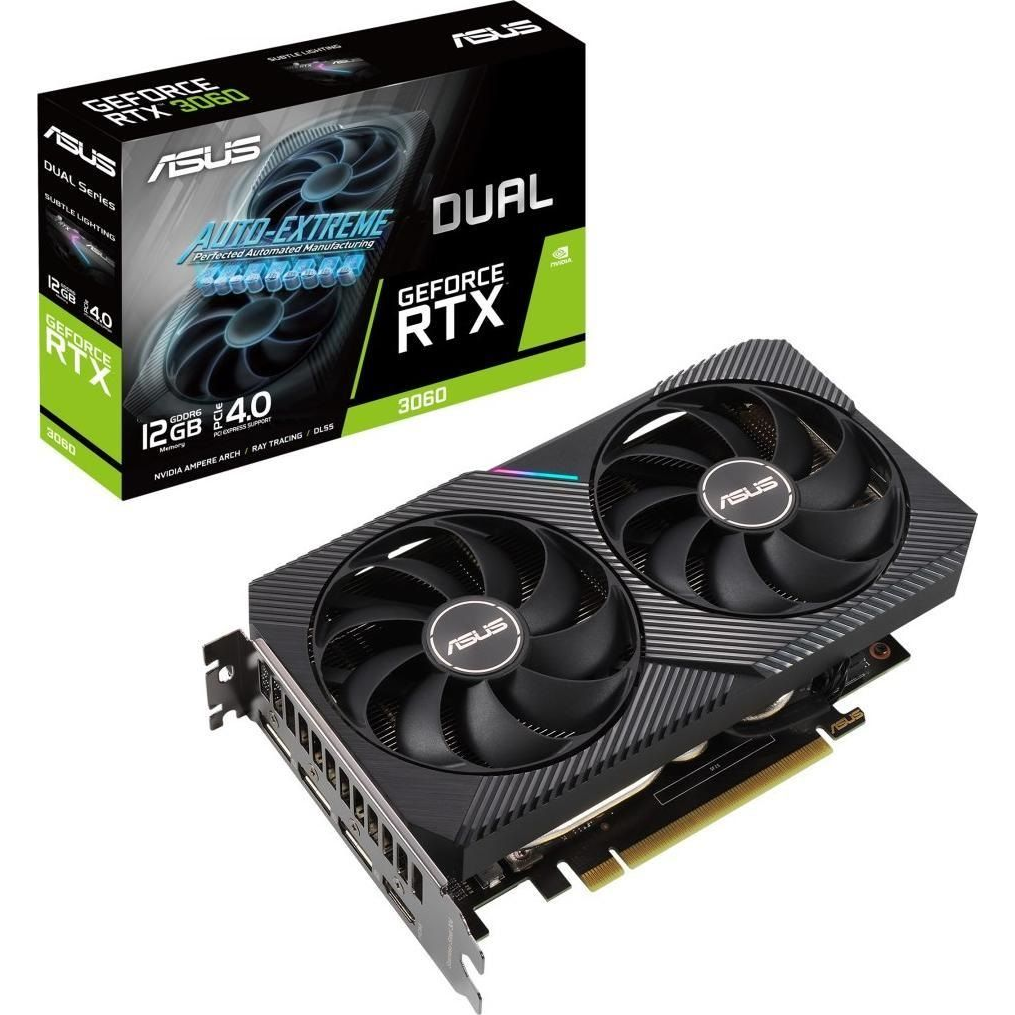 Видеокарта ASUS Dual -RTX3060-12G-V2 12 GB GDDR6