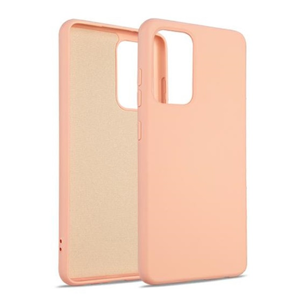 Szilikon telefonvédő (matt, mikrofiber plüss karcolásmentesítő belső, prémium) ROZÉARANY Huawei Y5p "Gigapack csomagolás" (GP-123546)