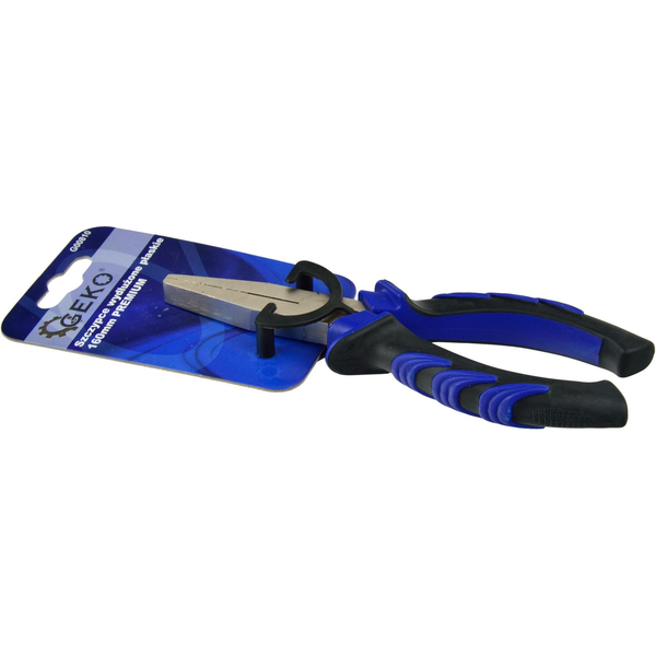  Geko szczypce wydłużone płaskie 160mm premium (G00810)