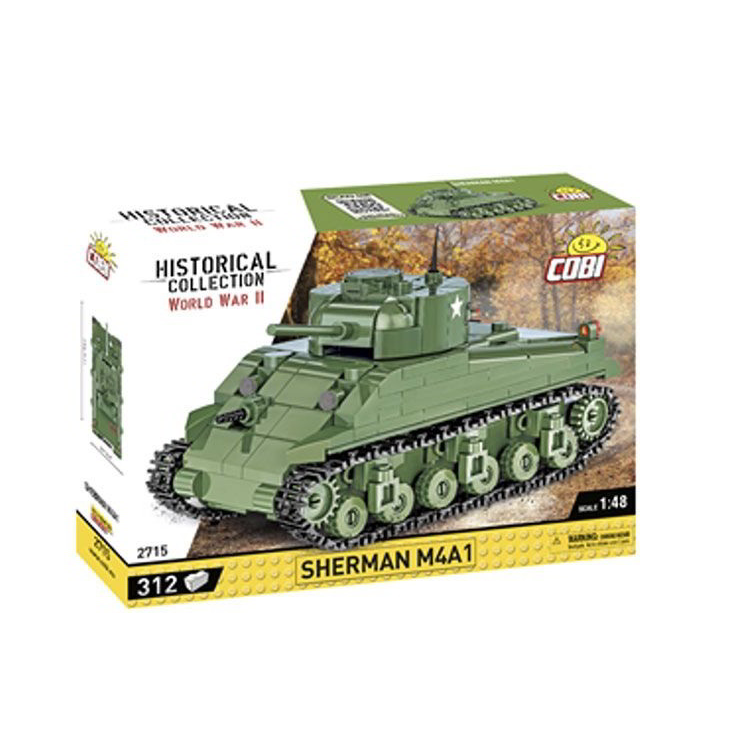 Cobi Sherman M4A1 tank műanyag modell (1:48) (2715)