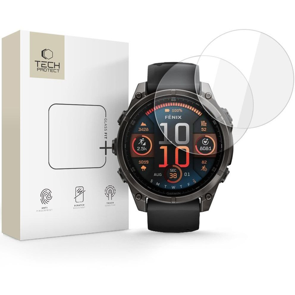 Tech-protect edzett üveg Garmin Fenix 8 (47mm)