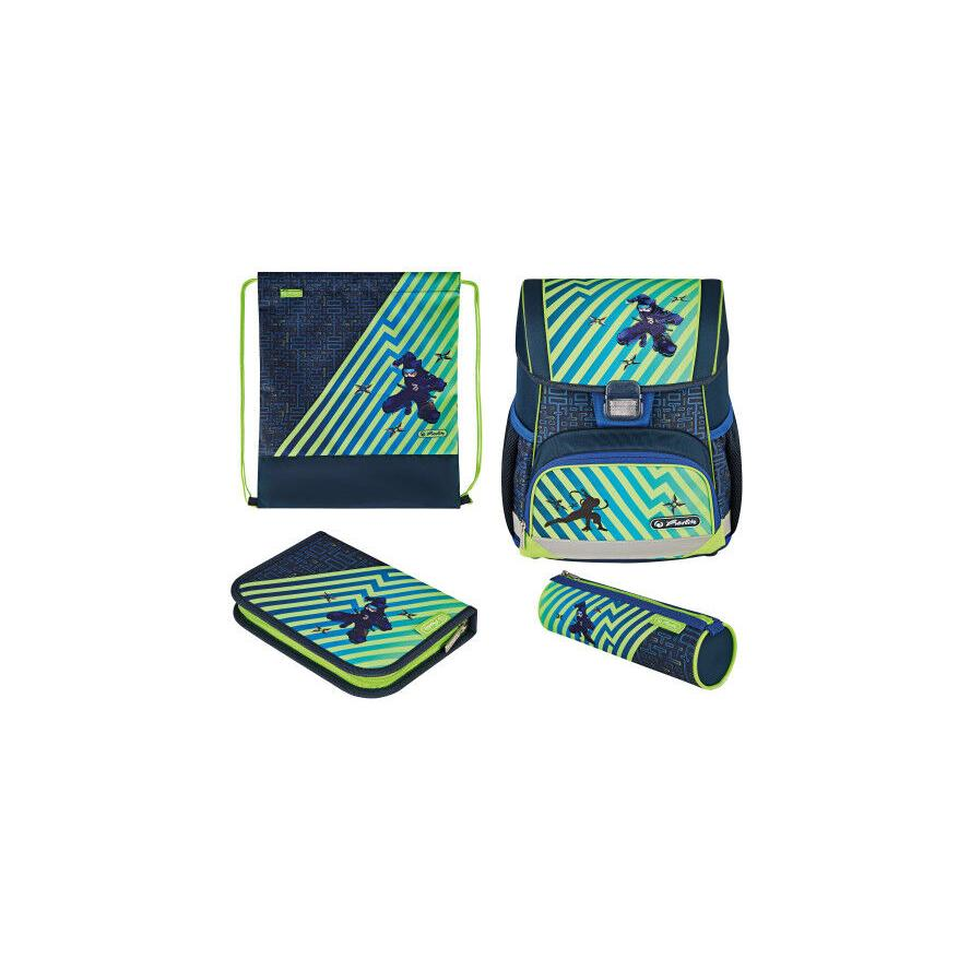 Herlitz Loop Plus Funky Ninja iskolatáska készlet - Mintás (50043118)