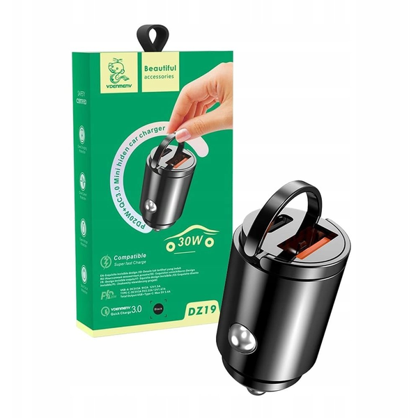 DENMEN ŁADOWARKA SAMOCHODOWA 2X USB DZ19