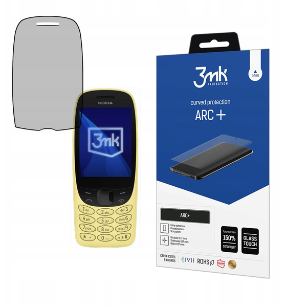3MK KALJENO STEKLO ZA NOKIA 6310 2024 ARC+ UČINKOVITA ZAŠČITA EKRANA