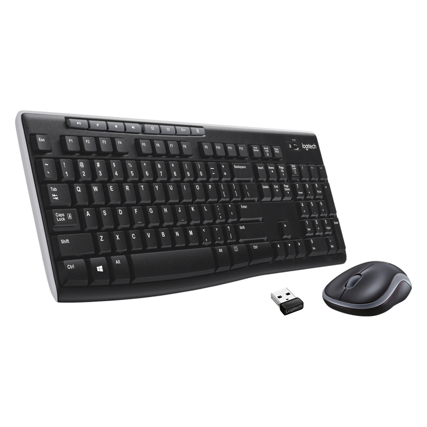 LOGITECH MK270 Wireless Combo Spanyol fekete