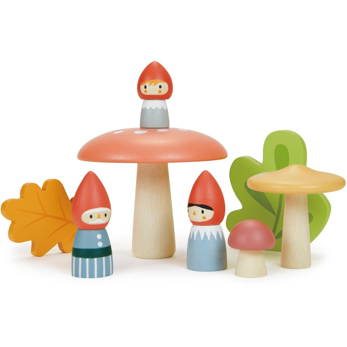 Tender Leaf Dřevěná rodina lesních skřítků Woodland Gnome Family (TL8388)